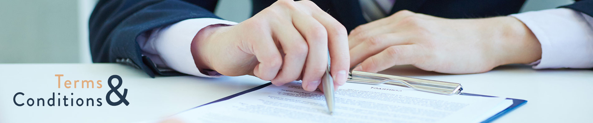 Terms Conditions Banner